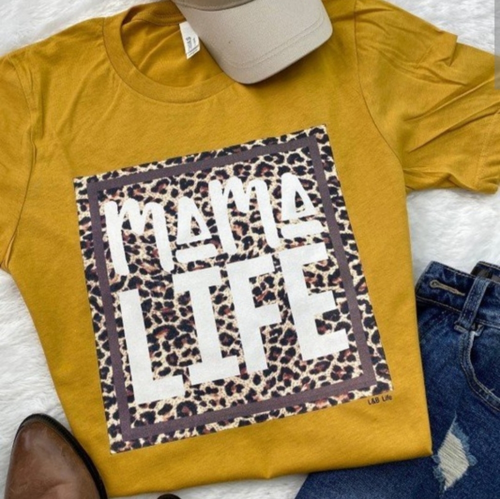 Mama Life Graphic Tees